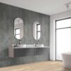 Az Ardesia R118 Rocko falburkolat fürdőszobába tökéletes, mert vízálló. Emellett elegáns is.