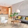 Crema Valpolicella R119 Rocko falburkolat nappali-étkezőben világos színe jól mutat a térben