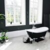A Rocko falburkolat Matt fekete 0190 egy fürdőszobában is tökéletesen mutat